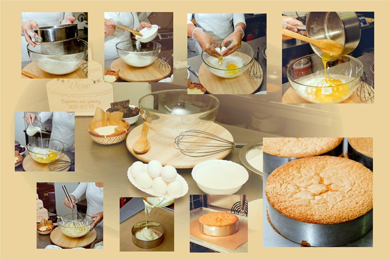 Процесс изготовления торта - фото 1