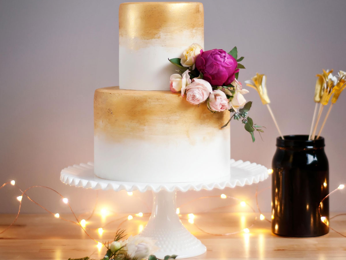 №376 Торт-книга на золотую свадьбу